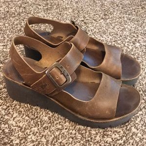 FLY London Leather Sandals